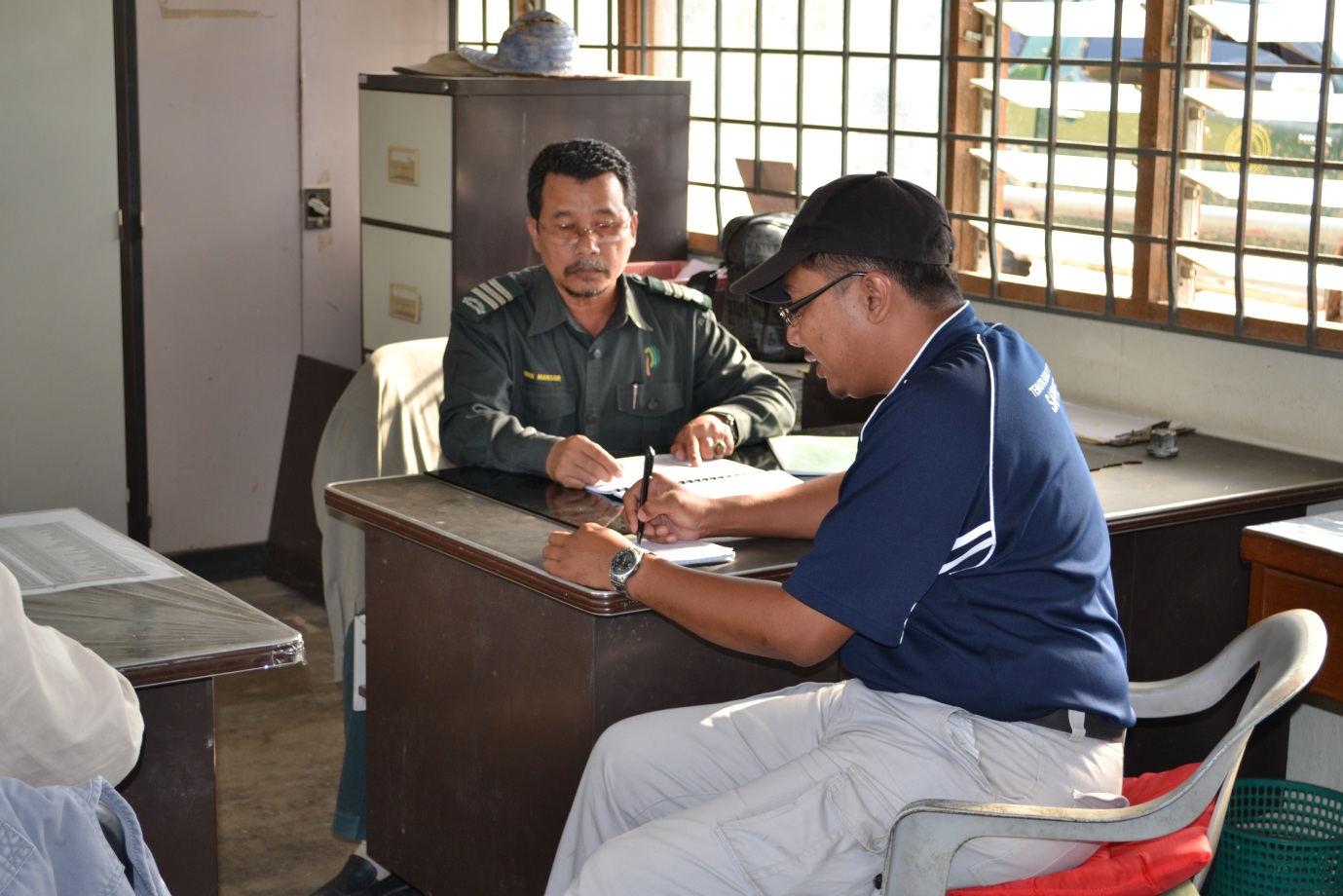 Semakan di Balai Pemeriksaan Hutan