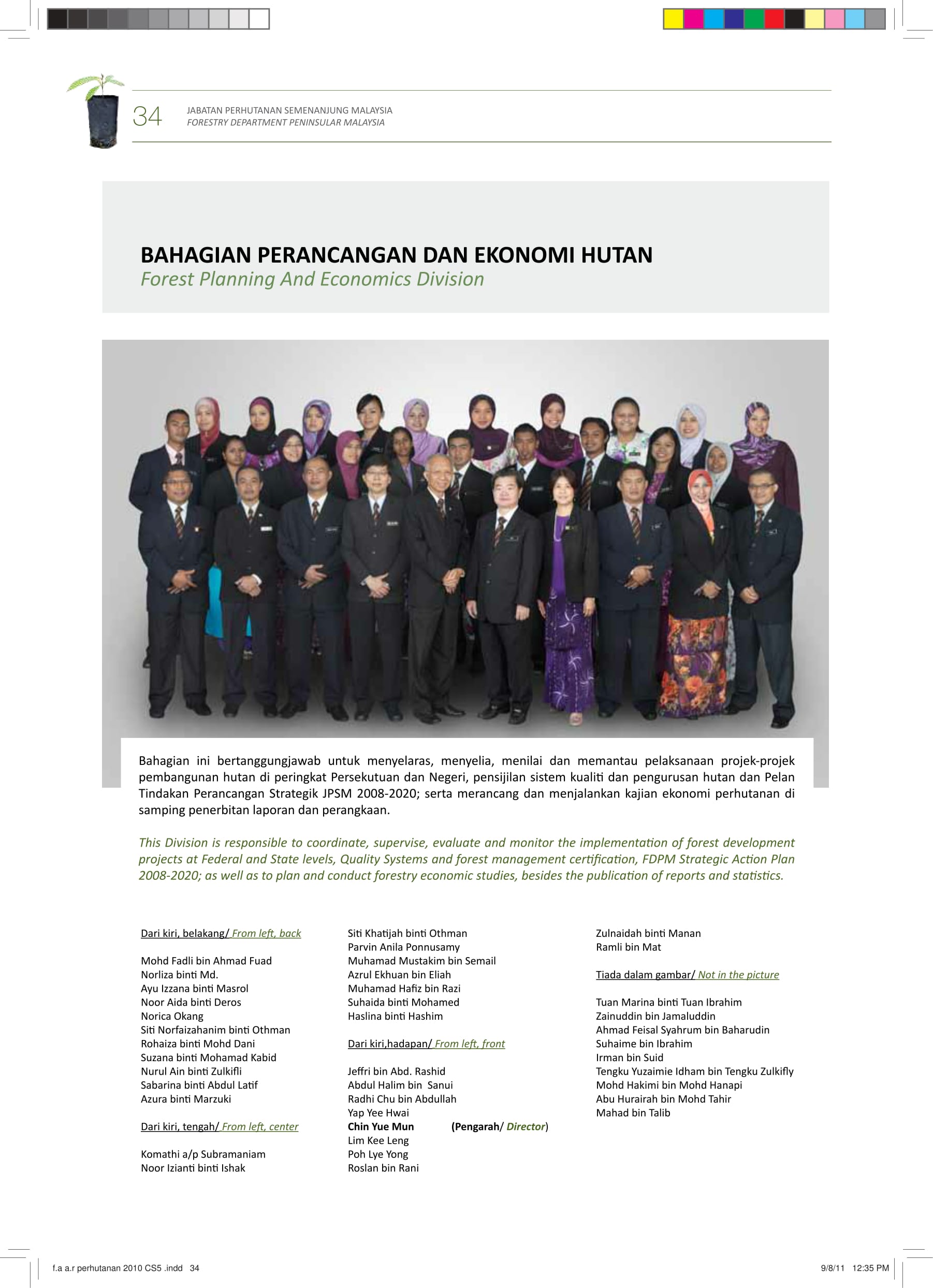 Forestry Department Peninsular Malaysia Laporan Tahunan 2010 Page 35