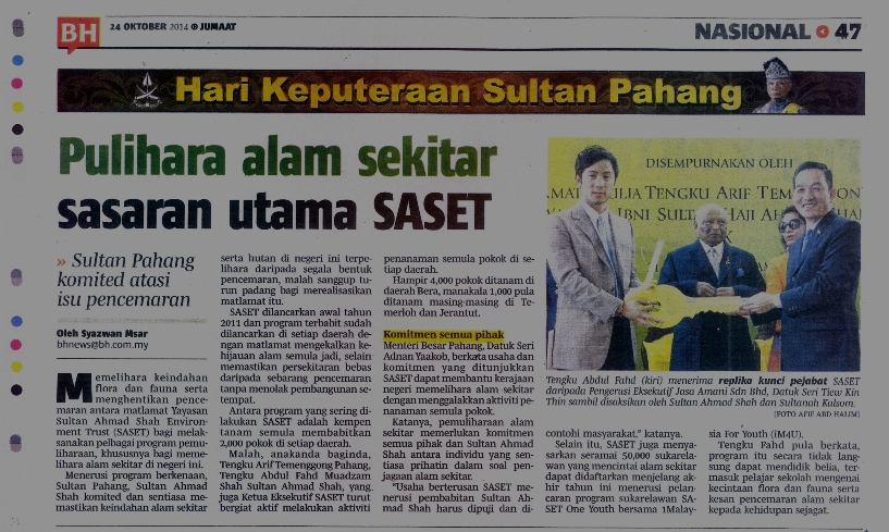 Arkib Keratan Akhbar - Jabatan Perhutanan Semenanjung Malaysia Arkib Keratan Akhbar - Jabatan Perhutanan Semenanjung Malaysia