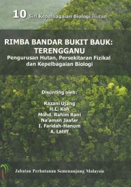 10 Siri Kepelbagaian Biologi Hutan - Rimba Bandar Bukit Bauk, Terengganu: Pengurusan Hutan, Persekitaran Fizikal dan Kepelbagaian Biologi
