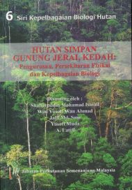 6 Siri Kepelbagaian Biologi Hutan - Hutan Simpan Gunung Jerai, Kedah: Pengurusan Persekitaran Fizikal Dan Kepelbagaian Biologi